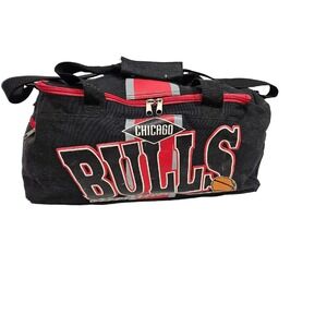 Vintage NBA Chicago Bulls Basketball Small Duffel Bag Unisex